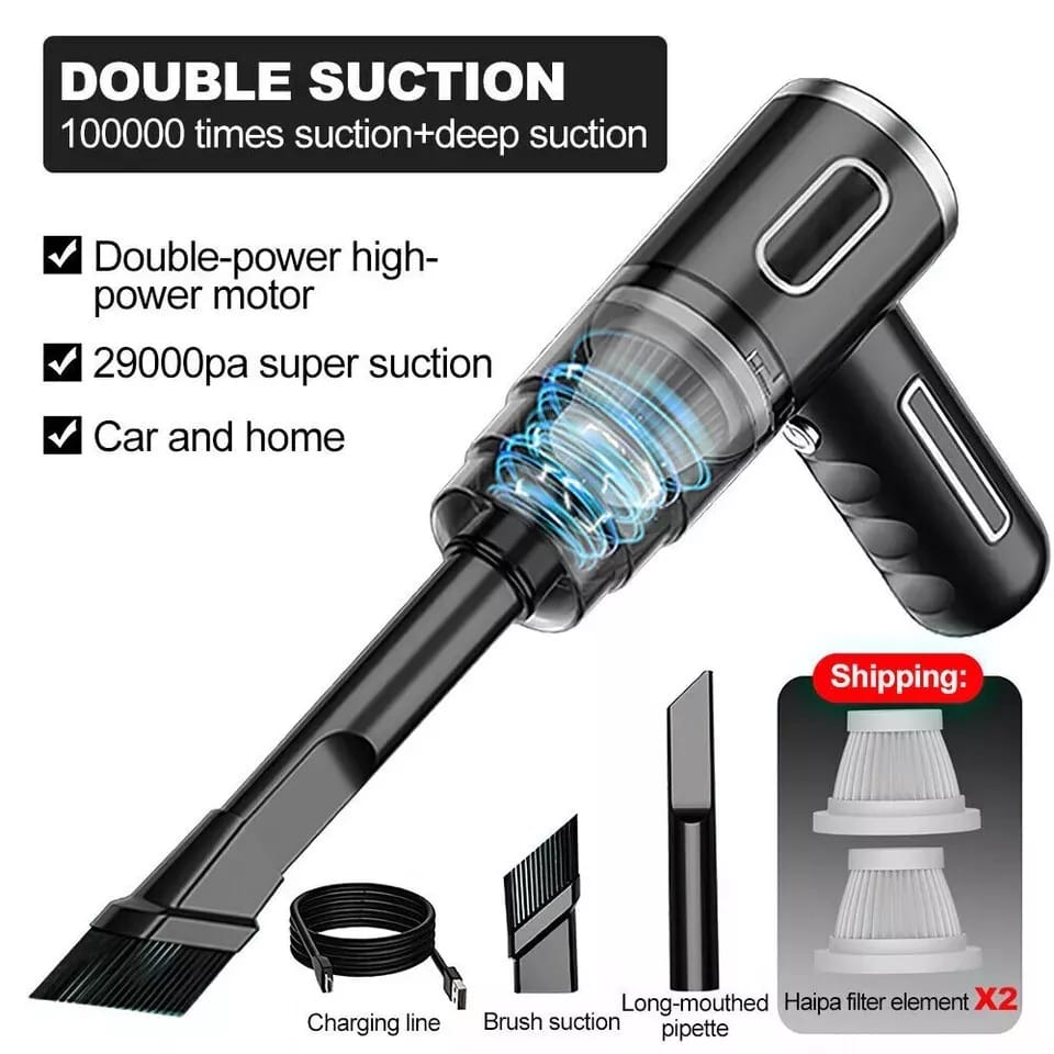 Cordless Rechargeable Portable Car Vacuum Cleaner